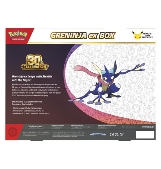 Pokémon TCG — 30th Celebration Greninja ex Box