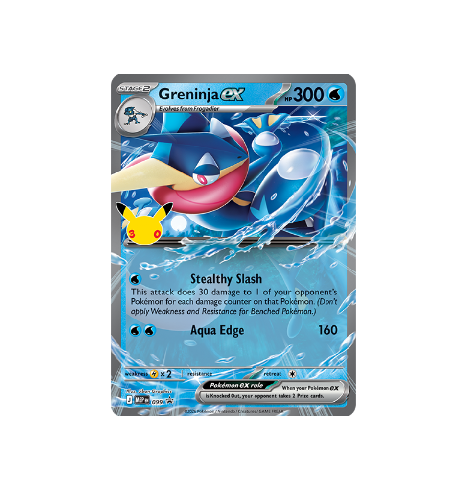 Pokémon TCG — 30th Celebration Greninja ex Box