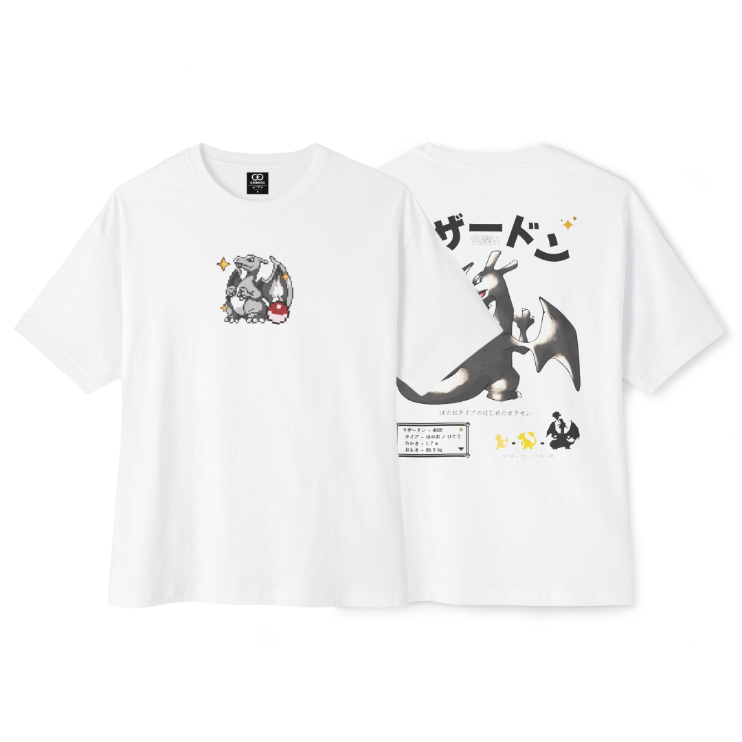 T-shirt Charizard (Retro) - Pokémon